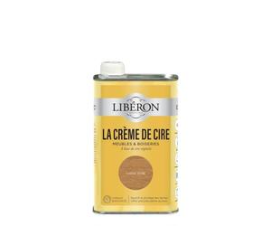 Libéron La Crème de Cire pour Bois - Liquide - Chêne Doré 0,5L | Nourrit et protège des taches, Offre une jolie patine au bois, A base de cire végétale, Formule Biosourcée