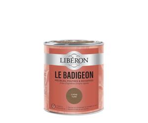 Libéron Le Badigeon meubles, poutres et boiseries, Chêne fumé 0,75L | A base d'ingrédients d'origine végétale, Décore en conservant le veinage du bois, Résist à l'eau et aux taches