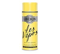 Libéron Peinture aérosol Les vapos, Le Jaune Eclat Satin, 400 ml