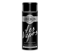 Libéron Peinture aérosol Les vapos, Le Noir Suprême Satin, 400ML