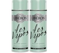 Libéron Peinture aérosol Les vapos, Le Vert Tendre Satin, 400ML (Lot de 2)