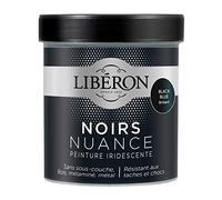 Libéron Peinture décorative Les noirs nuance, Black blue brillant, 500ml