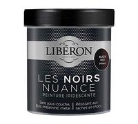 Libéron Peinture décorative Les noirs nuance, Black red brillant, 500 ML