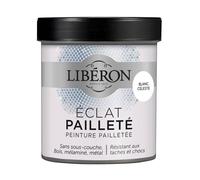 Libéron Peinture décorative L'éclat Pailleté, Blanc céleste, 500 ML