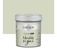 Libéron Peinture Meuble Signé MAT Blanc Lichen 500ml | A Base de Caséine - Peinture Bois Intérieur - Haut Pouvoir Couvrant - Décoration et Rénovation Meuble et Objets - 32 Teintes