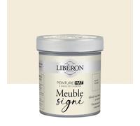 Libéron Peinture Meuble Signé MAT Blanc Plume 500ml | A Base de Caséine - Peinture Bois Intérieur - Haut Pouvoir Couvrant - Décoration et Rénovation Meuble et Objets - 32 Teintes