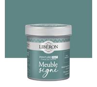 Libéron Peinture Meuble Signé MAT Bleu Sarcelle 500ml | A Base de Caséine - Peinture Bois Intérieur - Haut Pouvoir Couvrant - Décoration et Rénovation Meuble et Objets - 32 Teintes