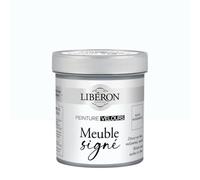Libéron Peinture Meuble Signé Velours Blanc Moderniste - 0,5L | Bois Intérieur, Sans Sous-couche, Résistante aux taches, Lessivable, Décoration et Rénovation Meuble et Objets, 16 Teintes
