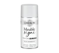 Libéron Peinture Meuble Signé Velours Blanc Moderniste - Aérosol 300ml | Bois Intérieur, Sans Sous-couche, Résistante aux taches, Lessivable, Décoration et Rénovation Meuble et Objets, 16 Teintes