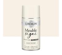 Libéron Peinture Meuble Signé Velours Blanc Poudré - Aérosol 300ml | Bois Intérieur, Sans Sous-couche, Résistante aux taches, Lessivable, Décoration et Rénovation Meuble et Objets, 16 Teintes