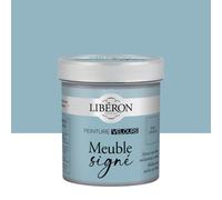 Libéron Peinture Meuble Signé Velours Bleu Céleste - 0,5L | Bois Intérieur, Sans Sous-couche, Résistante aux taches, Lessivable, Décoration et Rénovation Meuble et Objets, 16 Teintes