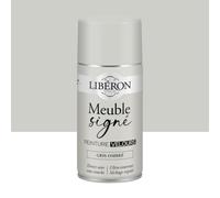 Libéron Peinture Meuble Signé Velours Gris Ombré - Aérosol 300ml | Bois Intérieur, Sans Sous-couche, Résistante aux taches, Lessivable, Décoration et Rénovation Meuble et Objets, 16 Teintes