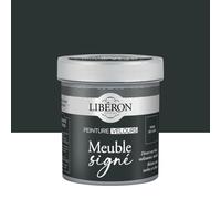 Libéron Peinture Meuble Signé Velours Noir de Lave - 0,5L | Bois Intérieur, Sans Sous-couche, Résistante aux taches, Lessivable, Décoration et Rénovation Meuble et Objets, 16 Teintes