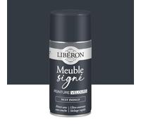 Libéron Peinture Meuble Signé Velours Nuit Indigo - Aérosol 300ml | Bois Intérieur, Sans Sous-couche, Résistante aux taches, Lessivable, Décoration et Rénovation Meuble et Objets, 16 Teintes