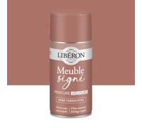 Libéron Peinture Meuble Signé Velours Ocre Terracotta - Aérosol 300ml | Bois Intérieur, Sans Sous-couche, Résistante aux taches, Lessivable, Décoration et Rénovation Meuble et Objets, 16 Teintes