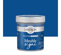 Libéron Peinture Meuble Signé Velours Ultra Bleu - 0,5L | Bois Intérieur, Sans Sous-couche, Résistante aux taches, Lessivable, Décoration et Rénovation Meuble et Objets, 16 Teintes