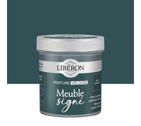 Libéron Peinture Meuble Signé Velours Vert Abysses - 0,5L | Bois Intérieur, Sans Sous-couche, Résistante aux taches, Lessivable, Décoration et Rénovation Meuble et Objets, 16 Teintes
