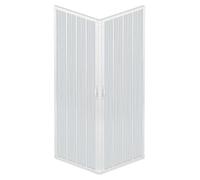Libertè Cabine douche angle 90x90 cm PVC pliant central — Kit bricolage, Italy