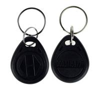 LIBO 125KHz Smart ID Key Tag RFID Carte de contrôle d'accès Proximité EM4100 TK4100 Keyfobs Porte-clés RFID NFC Token Badge Holder (100, Noir)