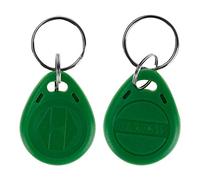 LIBO 125KHz Smart ID Key Tag RFID Carte de contrôle d'accès Proximité EM4100 TK4100 Keyfobs Porte-clés RFID NFC Token Badge Holder (100 pièces, Vert)