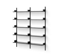 Library 1900 Étagère murale frêne noir New Works - 5712826419939