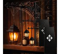 Library Lantern-Decorative Bookshelf Lighting,Vintage Bookshelf Lamp, Warm LED Nightlight for Reading Nook, Hanging Or Accent Light,Literary Gift for Home Office & Study Room (2pc)