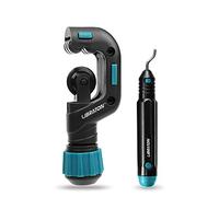 LIBRATON Coupe-tube cuivre 4-32mm, Coupe de tuyau, coupe tube en métal | avec Lame D'ébavurage pour couper l'acier inoxydable mince, l'aluminium, l'acier, le tuyau en cuivre