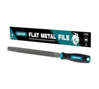 LIBRATON Lime Métal Plate de 200 mm, Outil de Lime Métal Plat | Lime à Main pour le Travail des Métaux, le Bois, le Plastique, Lime Plate pour le Raffinage, le Façonnage et le Grattage