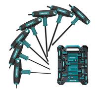 LIBRATON Tournevis à poignée en T, Jeu de 7 Tournevis Torx en T | Duplex Grip Clés TORX T10 A T40 avec boîte de rangement