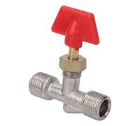 LICAEVEY 5 Pièces 1 4in Robinet à Pointeau en Laiton, Vanne à Flotteur | Raccord fileté pour un ajustement étanche, attache rapide universelle pour une utilisation pratique.