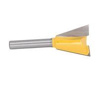 LICAEVEY 6mm Dovetail Router Bit 1/4in Shank for Wood Grooving (6*7/8)) | Coupe-bois en forme de queue d\'aronde, pointe en carbure, revêtement PTFE, pour la menuiserie et la fabrication artisanale