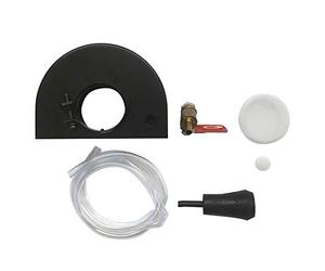 LICAEVEY Carter de Protection pour Meuleuse D'Angle avec Capot | Facile à installer et à retirer, Trous des deux côtés pour ajouter de l\'eau, Comprend une buse d\'eau, Tête de conversion