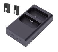 LICAEVEY Chargeur de Batterie de Sonnette pour Ring Doorbell 2 3 3 Plus 4 | Chargeur à Double Emplacement avec Port USB C, Chargeur de Remplacement pour Ring