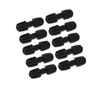 LICAEVEY Connecteur Droit d'irrigation Goutte à Goutte, 10 Raccords de Jardin pour Tuyau PE de 16 Mm, Coupleur de Tube d'eau à Connexion Rapide Pom pour Système de Ligne à 1/2 Bar, Adaptateur