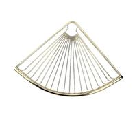 LICAEVEY Corner Shelf Stainless Steel Triangular Wall Mounted | Construction durable, disposition peu encombrante, attrait visuel moderne
