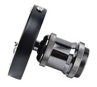 LICAEVEY Douille de Plafonnier E26 E27 Filetée Standard, Support de Lumière Vintage avec Construction en Aluminium Durable pour Cuisine, Chambre à Coucher, Salon (BLACK)