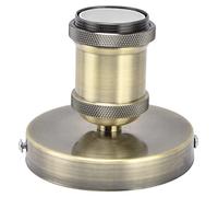 LICAEVEY Douille de Plafonnier E26 E27 Filetée Standard, Support de Lumière Vintage avec Construction en Aluminium Durable pour Cuisine, Chambre à Coucher, Salon (Couleur laiton antique)