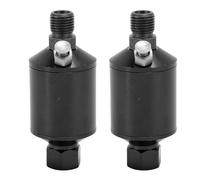 LICAEVEY Filtre pour Pistolet à Peinture à Air, Entrée et Sortie 1/4" NPT, Lot de 2 Séparateurs d'eau de Compresseur avec Alliage d'aluminium pour Pistolet Pulvérisateur, Filtration Efficace,