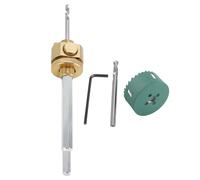 LICAEVEY Foret de Scie Cloche pour Lumière de Canette, Tige Hexagonale à Changement Rapide, Acier allié, Ouvre-plafond pour Panneaux de Gypse en Bois, Kit de Coupe Composite en Plastique avec Poteau