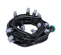 LICAEVEY Kit D'irrigation 15m 4 7 avec 20 Buses de Brumisation pour Jardin | 20 buses d\'atomisation pour une large plage de brumisation, raccourcissent le temps d\'arrosage avec une irrigation uniforme