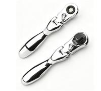 LICAEVEY Mini liquet Double Tête 72 Dents pour Espaces Restreints | Construction compacte en acier, arc pivotant à 5 degrés, fixation rapide, sac à outils portable indispensable.