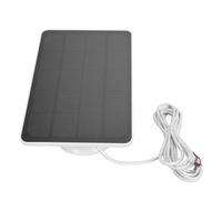 LICAEVEY Panneau Solaire Chargeur pour Sonnette Vidéo avec Câble de 9,8 | Panneau en silicium monocristallin 10 W, tension de fonctionnement 5 V, sortie maximale 600 mA, étanche IP66