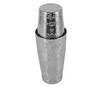 LICAEVEY Shaker à Cocktail en Acier Inoxydable, Shaker à Martini gravé avec Acier 304, Mélangeur de Bar Boston isolé pour Bar à Domicile (À fond)