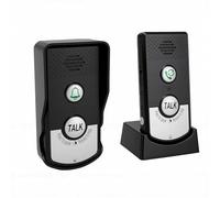 LICAEVEY Sonnette sans Fil, Interphone Vocal Bidirectionnel, Aucun WiFi Requis, Fonctionne sur Batterie Rechargeable avec 1800 MAh Intégrée, pour Une Utilisation à Domicile, à L'hôpital, (Black)