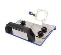 LICAEVEY Support de Meuleuse D'Angle avec Base, Réglable à 45 Degrés | Outil de chanfreinage de carrelage, support portable, avec base réglable pour meuleuse de type 100