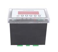 LICAEVEY Tachymètre Numérique à LED, Compteur de Vitesse 0-9999 Tr/min avec Alarme Sonore de Survitesse, pour Machines Industrielles de Convoyeur de Tour, Affichage LED à 4 Chiffres, 9 Paramètres