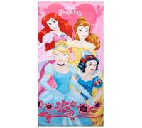 Serviette de Plage - DISNEY PRINCESS - Coeur - Rose - 70 x 140 cm - Enfant