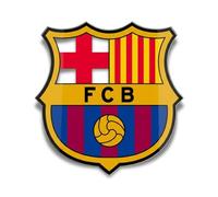 Licensed Decor FC Barcelona sous licence officielle (47x47cm) 4mm Verre acrylique, Mutli Colour
