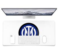 Licensed Décor FC Internazionale Milano Sous-main en vinyle avec blason blanc 43 x 90 cm