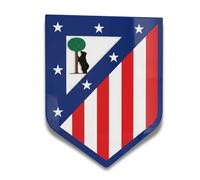 Licensed Decor Plaque Atlético de Madrid sous licence officielle (39,6 x 50 cm) 4 mm Verre acrylique